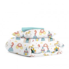 Підліткова постільна білизна PRINCESS CS1 COSAS Білий 155х215 см Бучач