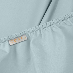 Полуторная постель с простыней на резинке Color Wave COSAS Белый 160х220 см Петрово