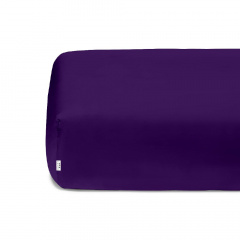 Простынь на резинке COSAS INK Ранфорс 180х200х20 см Темная слива Смела