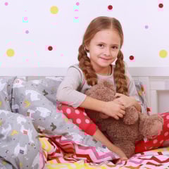 Детская простыня COSAS RED ZIGZAG Ранфорс 60х120х12 см Разноцветный Новая Прага