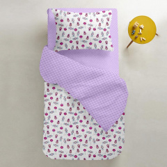 Дитяча наволочка COSAS LOLLIPOPS Ранфорс 40х60 см Рожевий Самбір