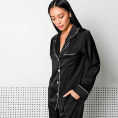 Пижама женская COSAS Pure Essence S Черный Ромны