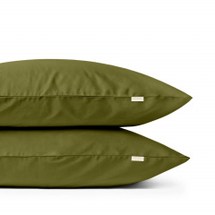 Двоспальна постільна білизна сатин AVOCADO Cosas Авокадо 180х220 см Кобижча