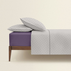 Полуторное постельное белье Mini Dots CS2 COSAS Бежевый 160х220 см Пологи