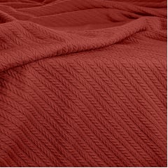 Покрывало 230х240 Сinnamon Knitted Braid COSAS корица Одесса