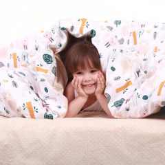 Подростковое постельное белье FOREST COSAS Бежевый 155х215 см Каменское