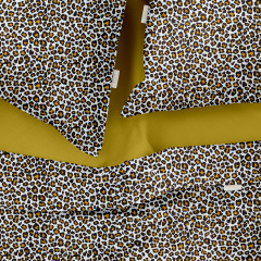 Евро постель с простыней на резинке Leopard CS2 COSAS Бежевый 200х220 см Белгород-Днестровский