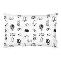 Подростковая постель с простыней на резинке ANIMALS CS3 COSAS Белый 155х215 см Ясногородка