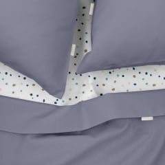 Полуторна постіль з простирадлом на гумці COSAS Stormy CS3 160х220 см Різнокольоровий Київ