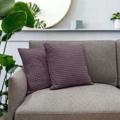 Наволочка COSAS Aurora Greek Waffle 45х45 см Лаванда Київ