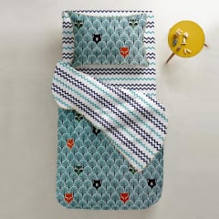 Детская наволочка COSAS WOOD BEAR 40х60 см Мятный Киев