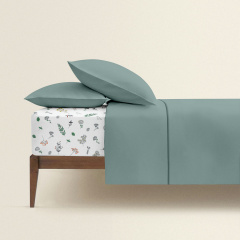 Полуторная постель с простыней на резинке Agave CS3 COSAS Агава 160х220 см Камень-Каширский