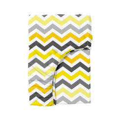 Простыня на резинке 80х160 см YELLOW ZIGZAG COSAS Мелитополь