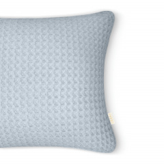 Наволочка COSAS Skyey Greek Waffle 50х50 см Блакитний Цумань