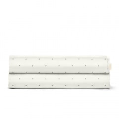 Простирадло полуторне 155х240 см MINI DOTS CS3 COSAS Білий Пологи