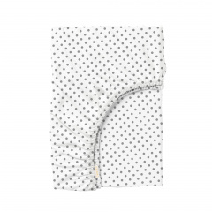 Простыня на резинке 80х160 см GREY DOTS COSAS белый Жмеринка