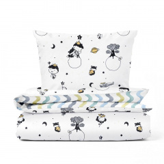 Підлітковий комплект без простирадла COSAS LITTLE PRINCE Ранфорс 155х215 см Білий Чугуїв