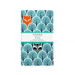 Сімейний комплект постільної білизни Wood Bear COSAS бірюзовий 2х160х220 см Костопіль