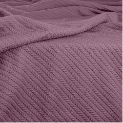 Покривало 240х260 Aurora Knitted Braid COSAS лаванда Бердичів