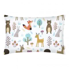 Подростковая постель с простыней на резинке Colorful Animals CS8 COSAS Бежевый 160х220 см Буча