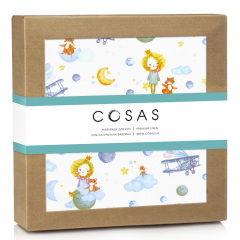 Непромокаемый наматрасник 70х120 см LITTLE PRINCE COSAS Голубой Бердянск