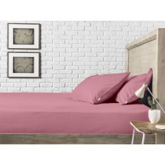 Набор наволочки и простыни COSAS PUDRA SATIN CS1 Сатин 220х240 см Розовый Бучач