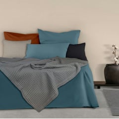 Покрывало 75x95 Shadow Greek Waffle COSAS графит Ковель