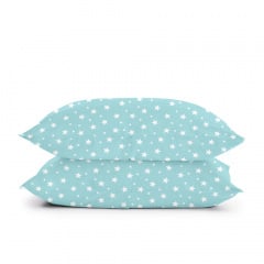 Півтораспальний комплект на резинці COSAS MINT STARFALL CS3 Ранфорс 160х220 см М'ятний Ковель