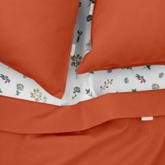 Полуторна постільна білизна Rust CS3 COSAS помаранчевий 160х220 см Гуляйполе