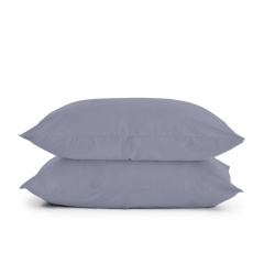 Полутораспальный комплект COSAS STORMY CS2 Ранфорс 160х220 см Стальной/Розовый Братское