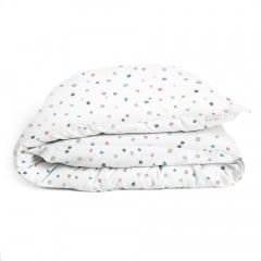 Подростковое постельное белье COLORFUL BLOTS COSAS Белый 155х215 см Бердянск