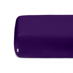 Простирадло на резинці COSAS INK Ранфорс 90х200х20 см Темна слива Мелітополь