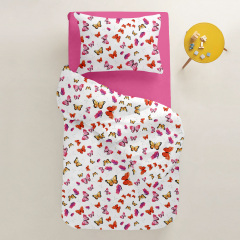 Пододеяльник детский 110х140 см BUTTERFLY COSAS красный Ясногородка