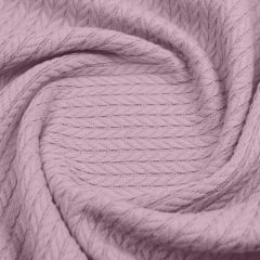 Плед-покривало косичка COSAS 200х220 см Aurora Knitted Braid Лавандовий Бородянка