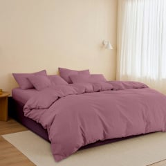 Ліжко двоспальне COSAS Papaya Plum 180x200 см Сливовий Шепетівка