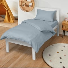 Подростковое постельное белье сатин CASHMERE Cosas Сизый 160х220 см Вольнянск