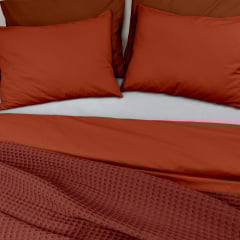 Покривало 75x95 см Ruby Greek Waffle COSAS Бордо Охтирка