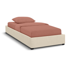 Кровать односпальная COSAS Mango Almond 90х200 см Кремовый Дубно