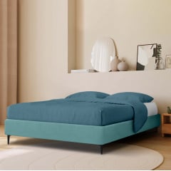 Кровать двуспальная COSAS Kiwi Nevada 180x200 см Бирюзовый Первомайск