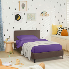 Ліжко односпальне COSAS Kiwi Walnut 90х200 см Махагон Київ