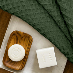 Вафельные полотенца COSAS Basil Greek Waffle CS1 Изумрудный 2 шт Весёлое