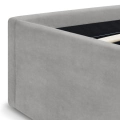 Ліжко односпальне COSAS Mango Rocky 90х200 см Сірий Братське