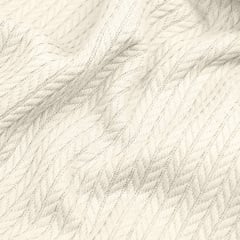 Плед-покривало косичка COSAS 160х230 см Biscotti Knitted Braid Бежевий Київ