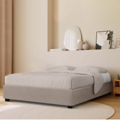 Ліжко двоспальне COSAS Mango Biscuit 180x200 см Капучино Дніпрорудне