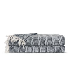 Плед бавовняний COSAS RHOMB 200х230 см CS7 Чорний Володимир-Волинський