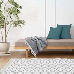 Плед бавовняний COSAS RHOMB 200х230 см CS7 Чорний Володимир-Волинський