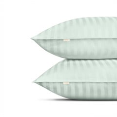 Полуторна постільна білизна сатин PISTACHIO Cosas М'ятний 160х220 см Березне