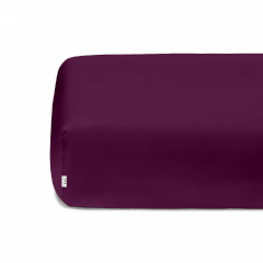 Простынь на резинке COSAS BLUEBERRY Ранфорс 180х200х20 см Темно-вишневый Весёлое
