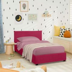 Ліжко односпальне COSAS Mango Sangria 90х200 см Винний Вишгород