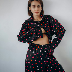 Пижама женская COSAS Amore L Черный Днепрорудное